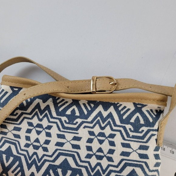 Women Bag Crossbody Mobile Phone Cotton Canvas  Purse Wallet Shoulder Beach Boho - Picture 8 of 11